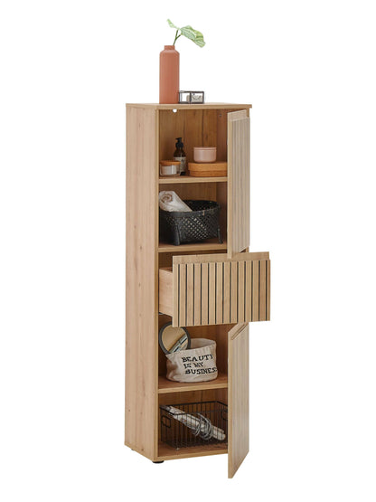 Austin 2 Door & 1 Drawer Narrow Cabinet