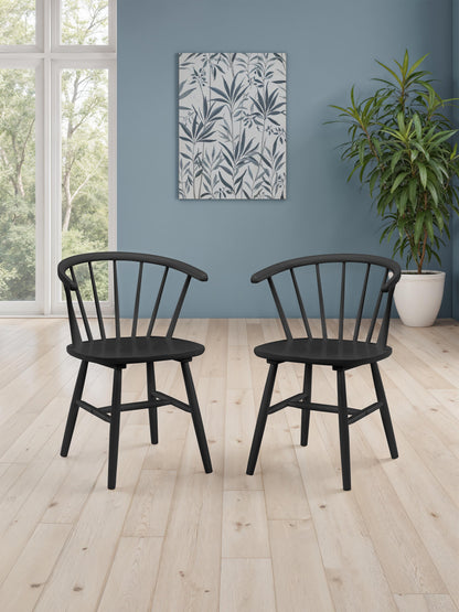 Modena Dining Chairs - Black (Set Of 2)