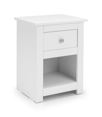 Julian Bowen Bedside Table Radley Bedside - Surf White Bed Kings