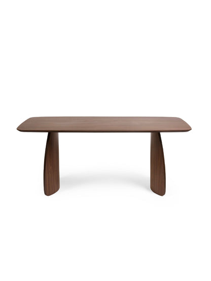 Artemis Curved Leg Walnut Dining Table