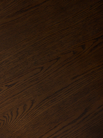 Ollie Dark Oak 80cm Round Coffee Table