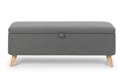 Julian Bowen Blanket Box Astrid Blanket Box - Grey Bed Kings