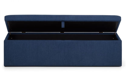 Julian Bowen Blanket Box Sorrento Blanket Box - Blue Bed Kings