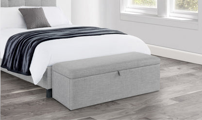 Julian Bowen Blanket Box Sorrento Blanket Box Light Grey Bed Kings