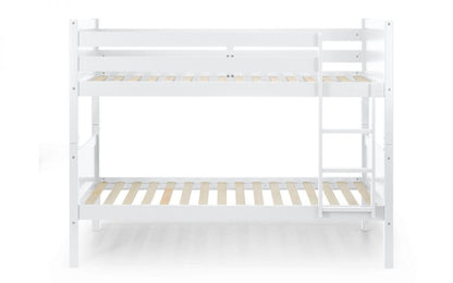 Julian Bowen Bunk Bed Single 90cm 3ft Bella Bunk Bed - White Bed Kings