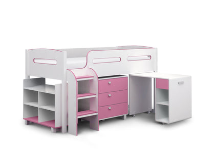 Julian Bowen Cabin Bed Kimbo Pink Cabin Bed Bed Kings