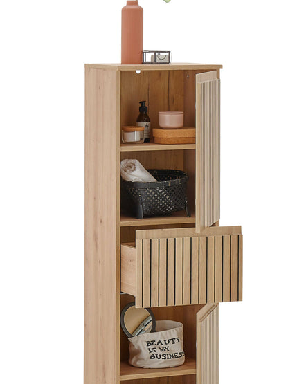 Austin 2 Door & 1 Drawer Narrow Cabinet