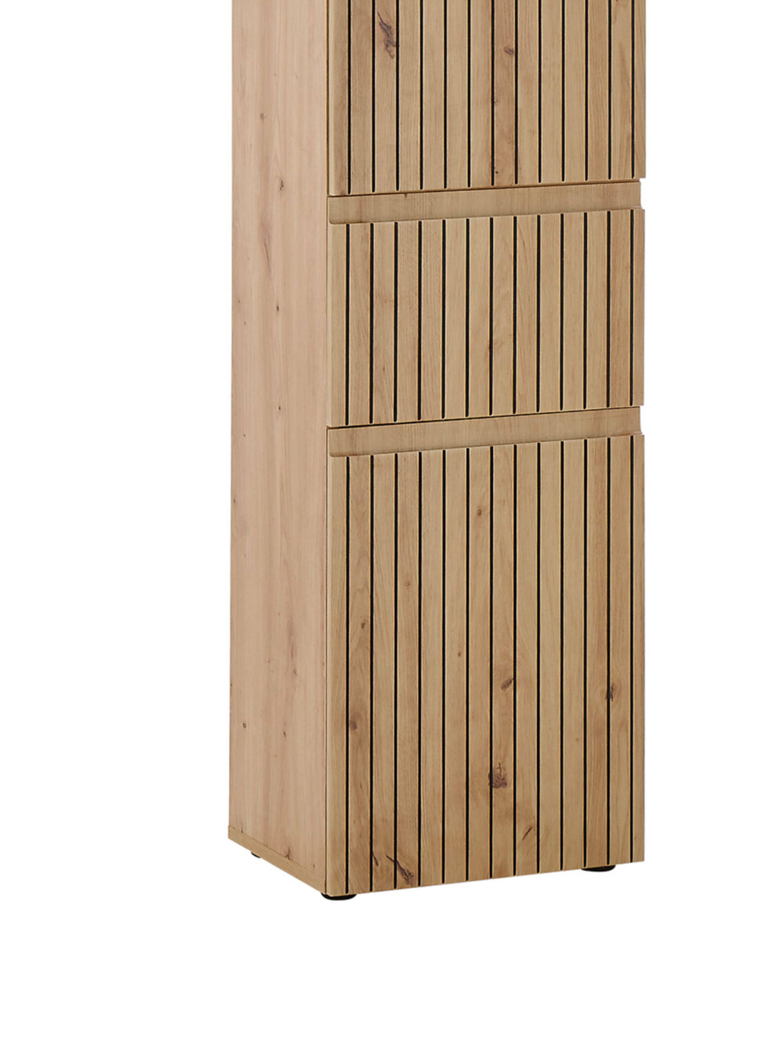 Austin 2 Door & 1 Drawer Narrow Cabinet