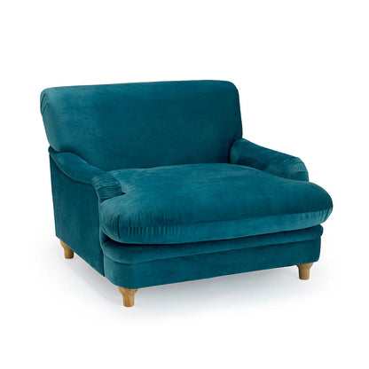 LPD Chair Plumpton Chair Peacock Blue Bed Kings