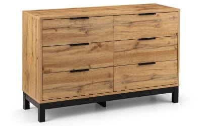 Julian Bowen Chest Of Drawers Bali 6 Drawer Wide Chest Bed Kings