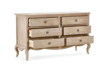 Julian Bowen Chest Of Drawers Camille 6 Drawer Wide Chest Bed Kings