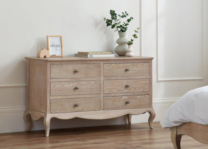 Julian Bowen Chest Of Drawers Camille 6 Drawer Wide Chest Bed Kings
