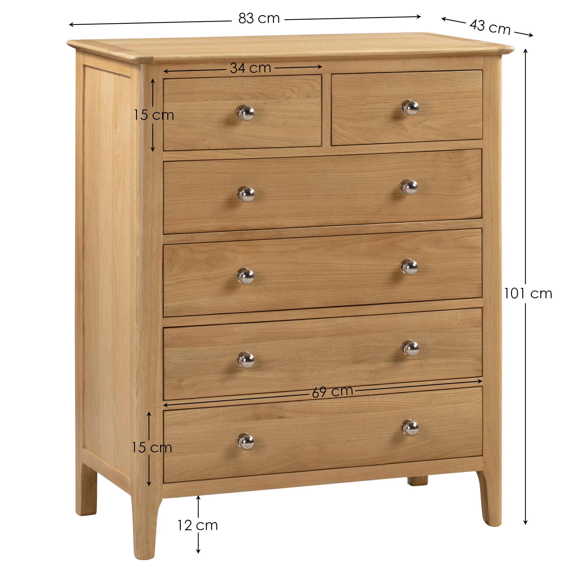 Julian Bowen Chest Of Drawers Cotswold 4+2 Drawer Chest Bed Kings