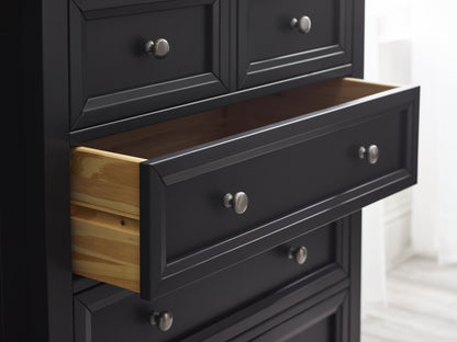 Julian Bowen Chest Of Drawers Maine 3+2 Drawer Chest - Anthracite Bed Kings