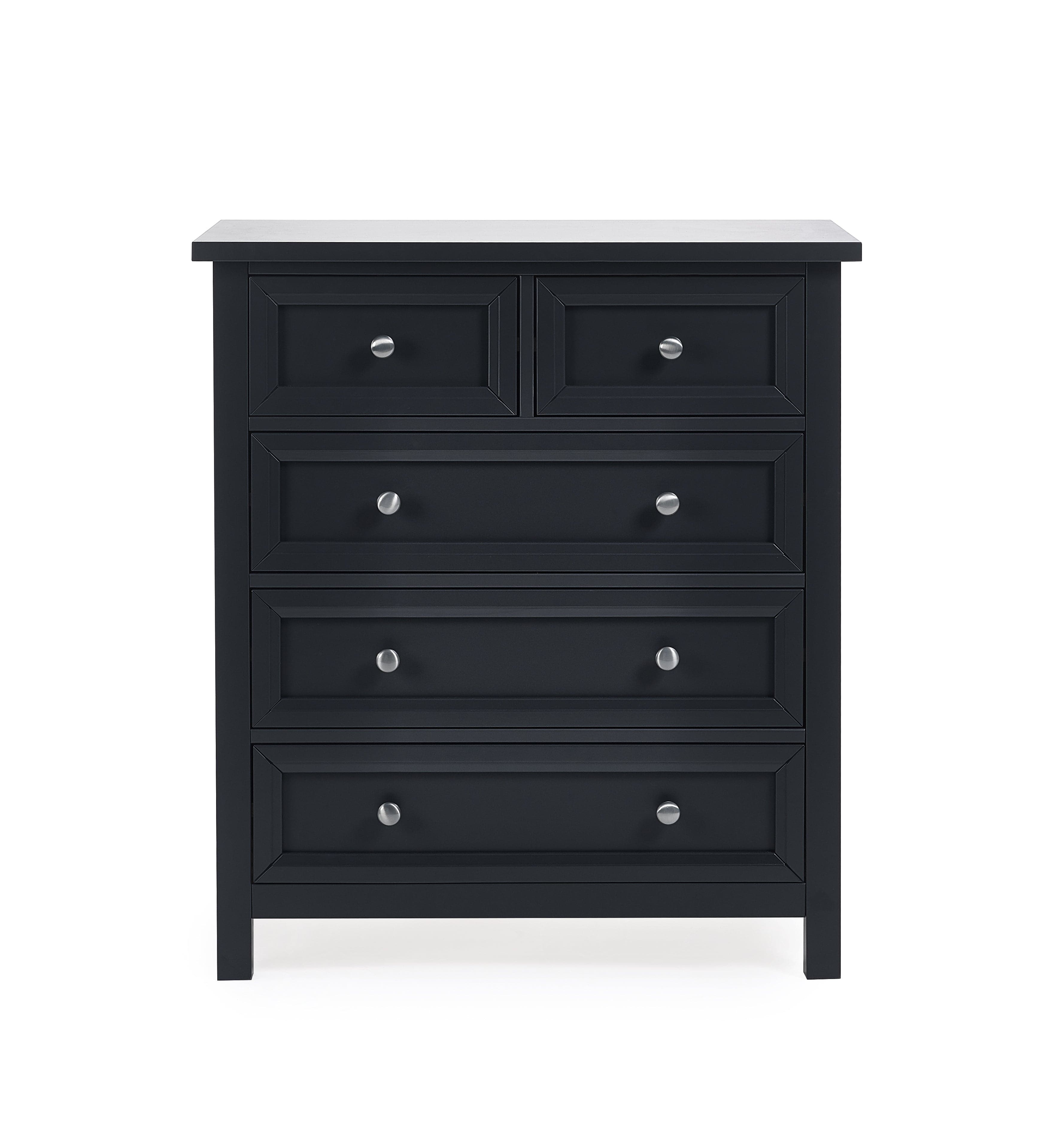 Julian Bowen Chest Of Drawers Maine 3+2 Drawer Chest - Anthracite Bed Kings