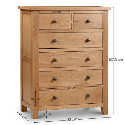 Julian Bowen Chest Of Drawers Marlborough 4+2 Drawer Chest Ass Bed Kings