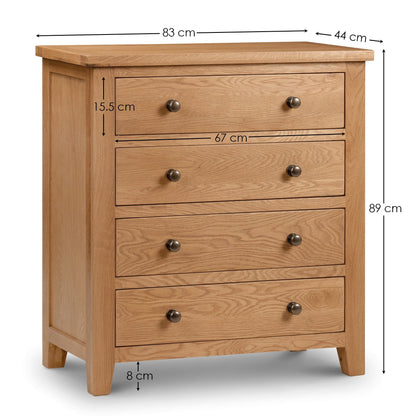 Julian Bowen Chest Of Drawers Marlborough 4 Drawer Chest Ass Bed Kings