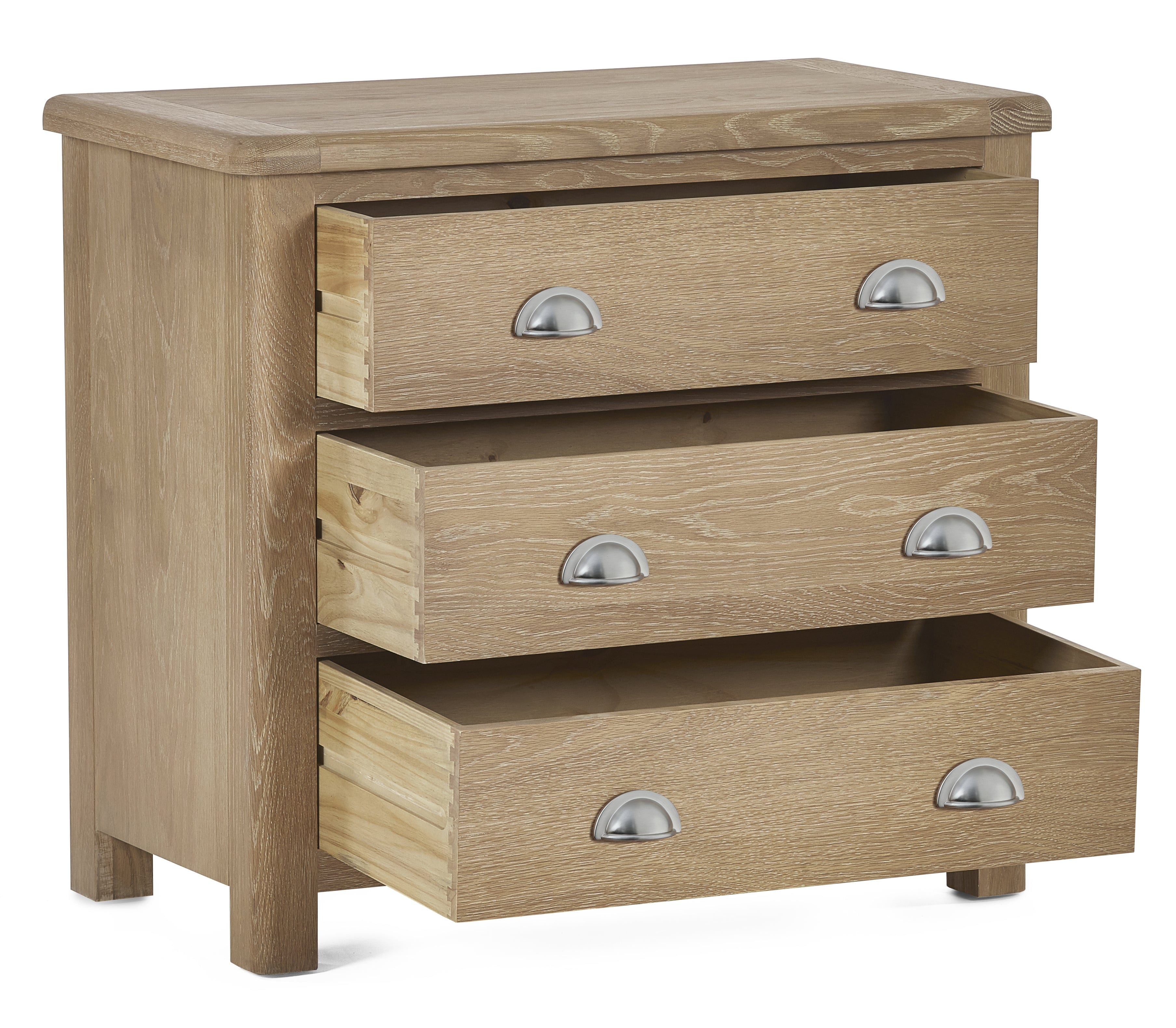 Julian Bowen Chest Of Drawers Memphis Limed Oak 3 Drawer Chest Bed Kings