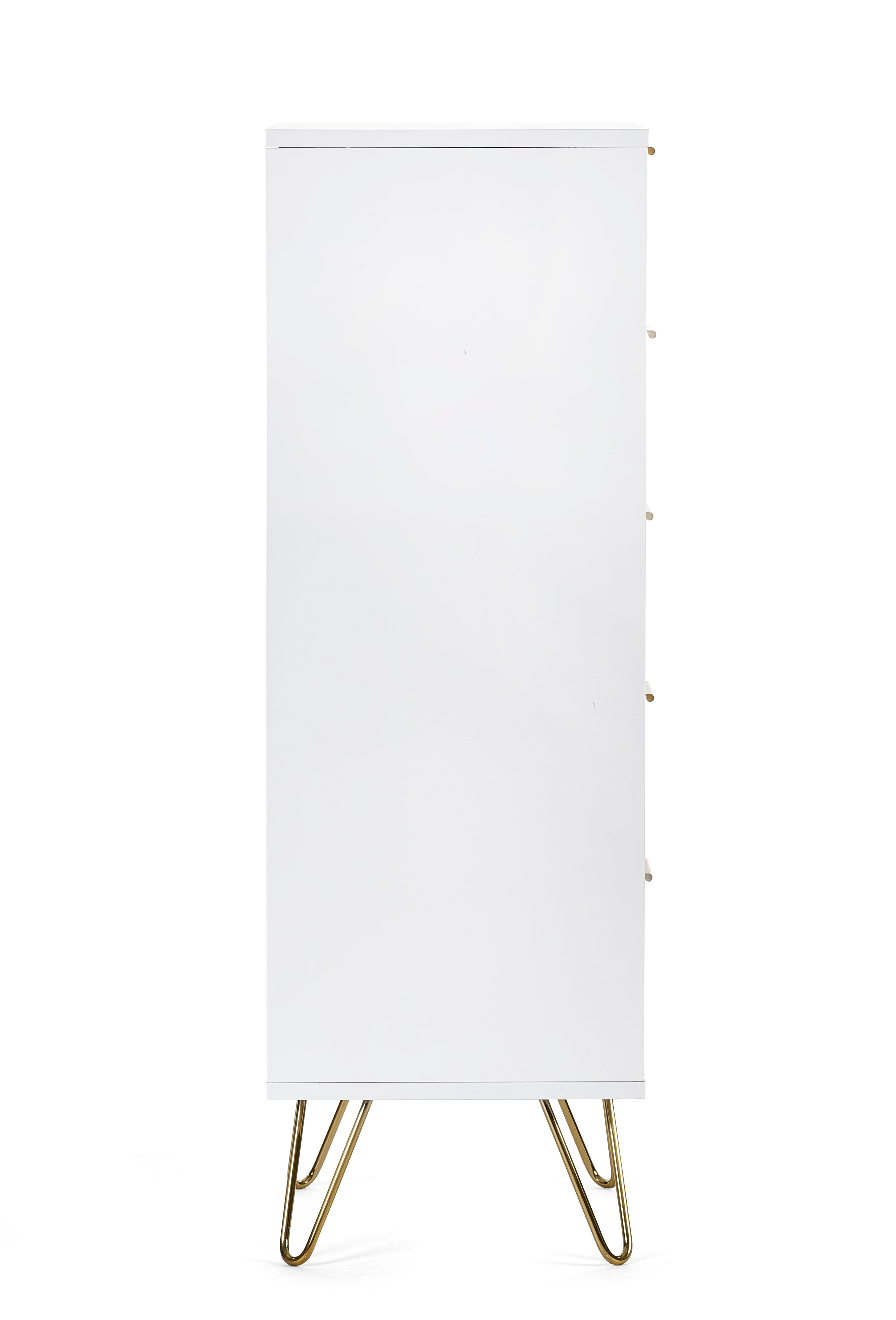 Julian Bowen Chest Of Drawers Murano 5 Drawer Tallboy - Matt White Bed Kings