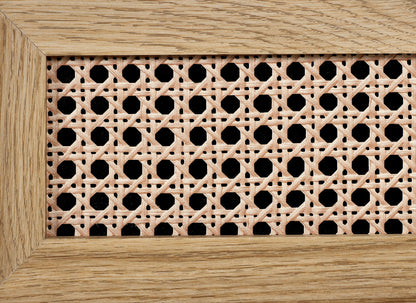 Julian Bowen Chest Of Drawers Sydney 3 Drawer Chest - Rattan Effect Bed Kings