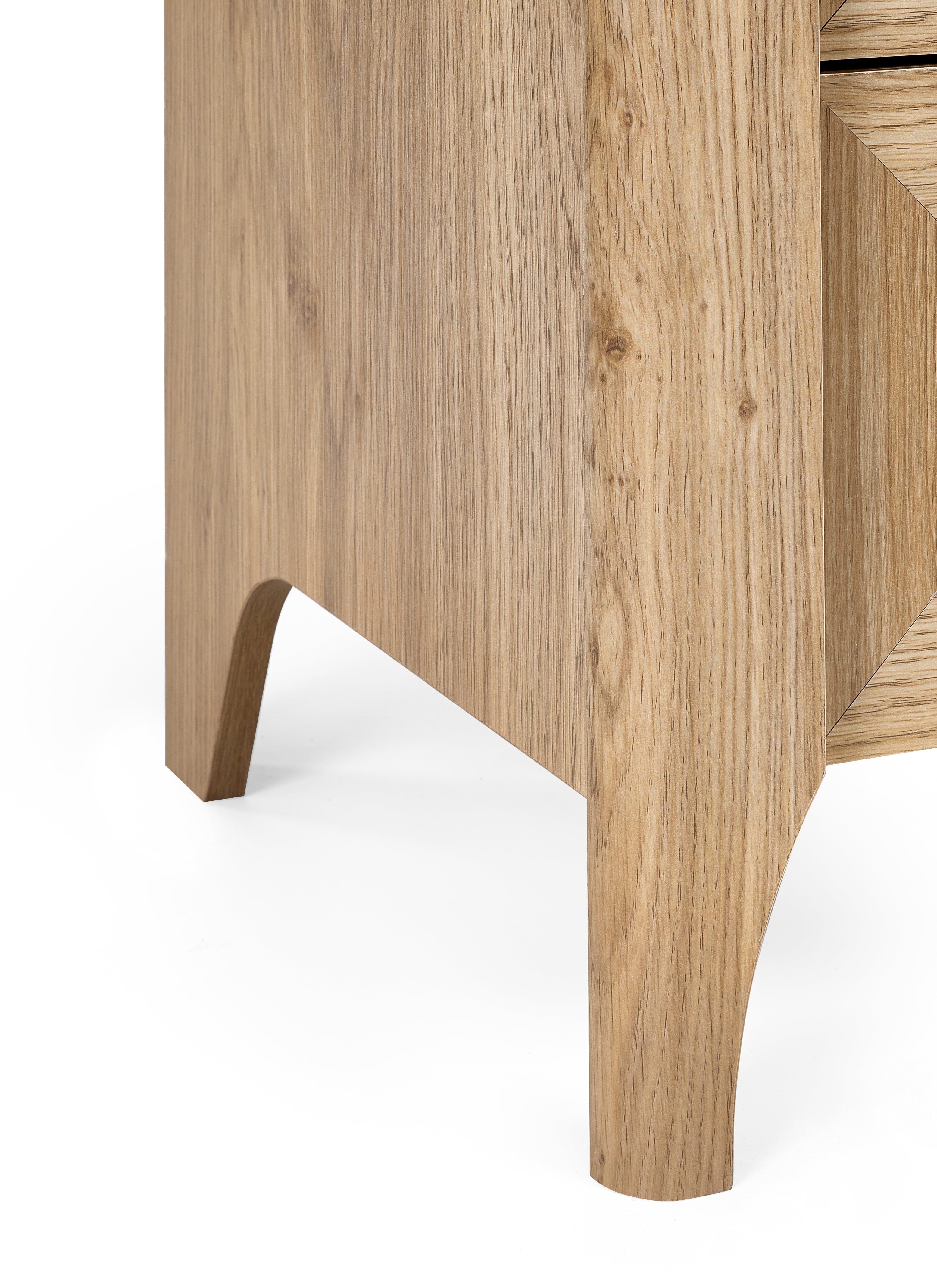 Julian Bowen Chest Of Drawers Sydney 3 Drawer Chest - Rattan Effect Bed Kings