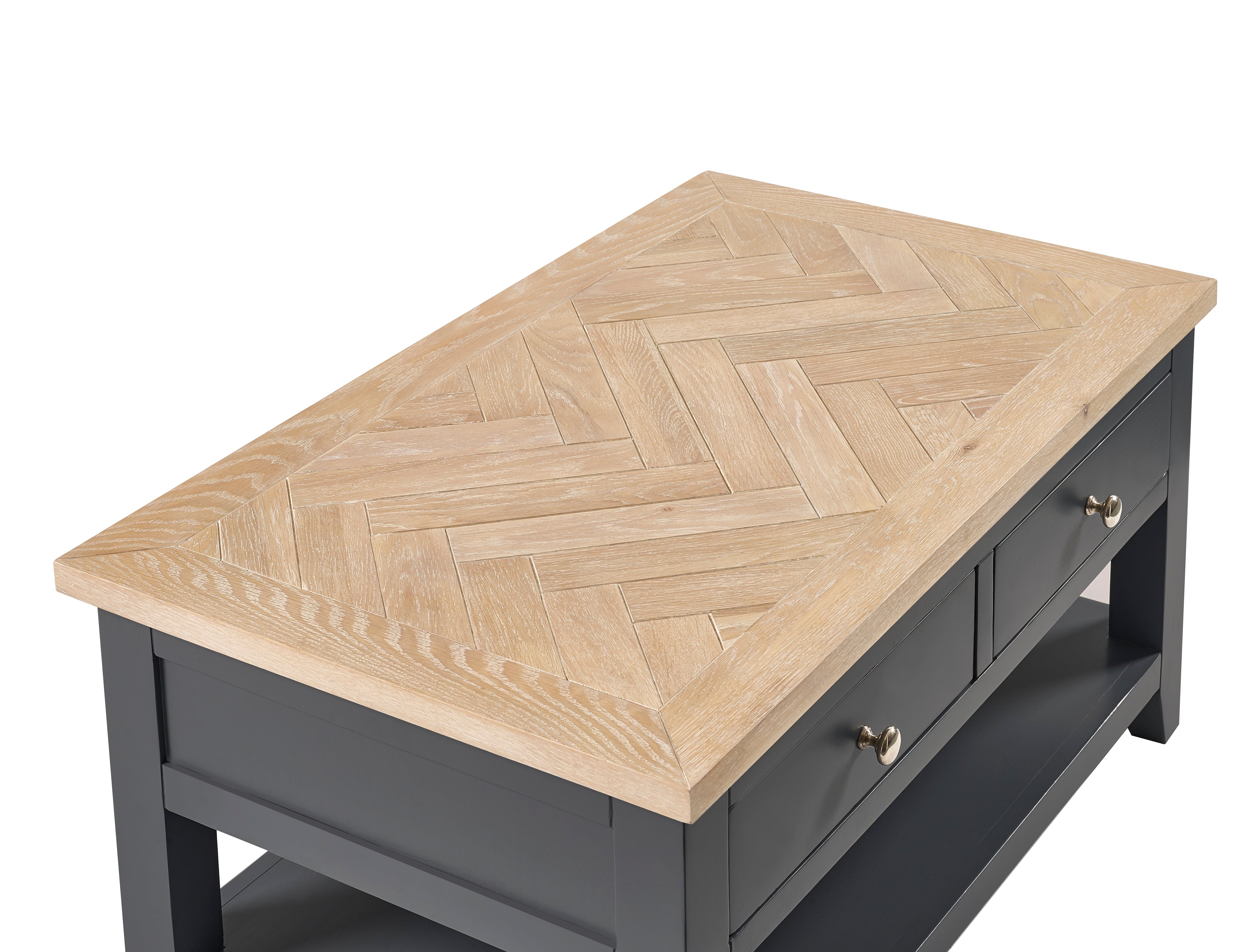 Julian Bowen coffee table Bordeaux Coffee Table Dark Grey Bed Kings