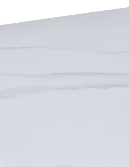 Julian Bowen Coffee Table Louis Fluted Stone Top Coffee Table With 2 Drawers - Black Bed Kings