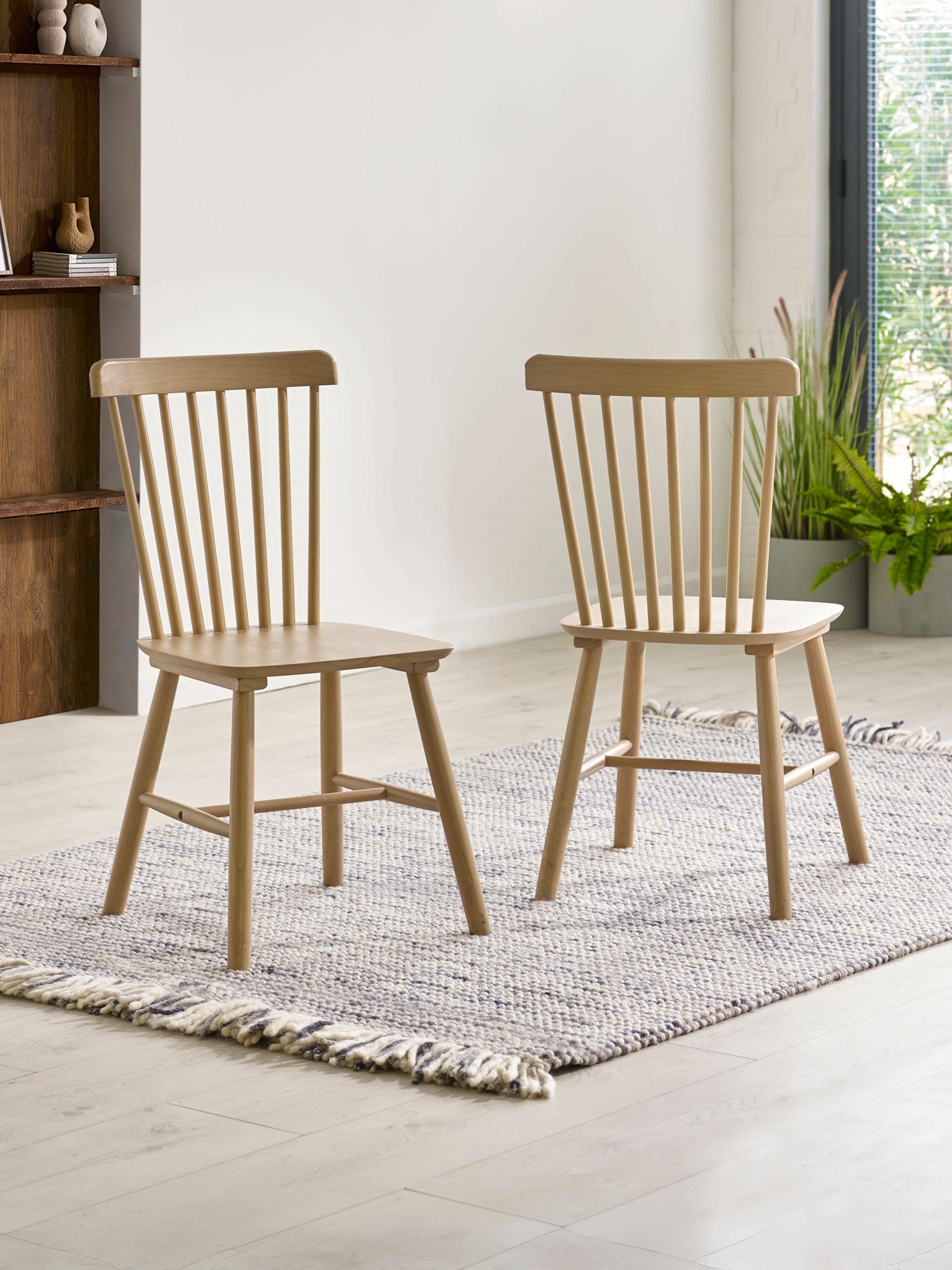 Sakura Oak Dining Chairs (Set of 2)