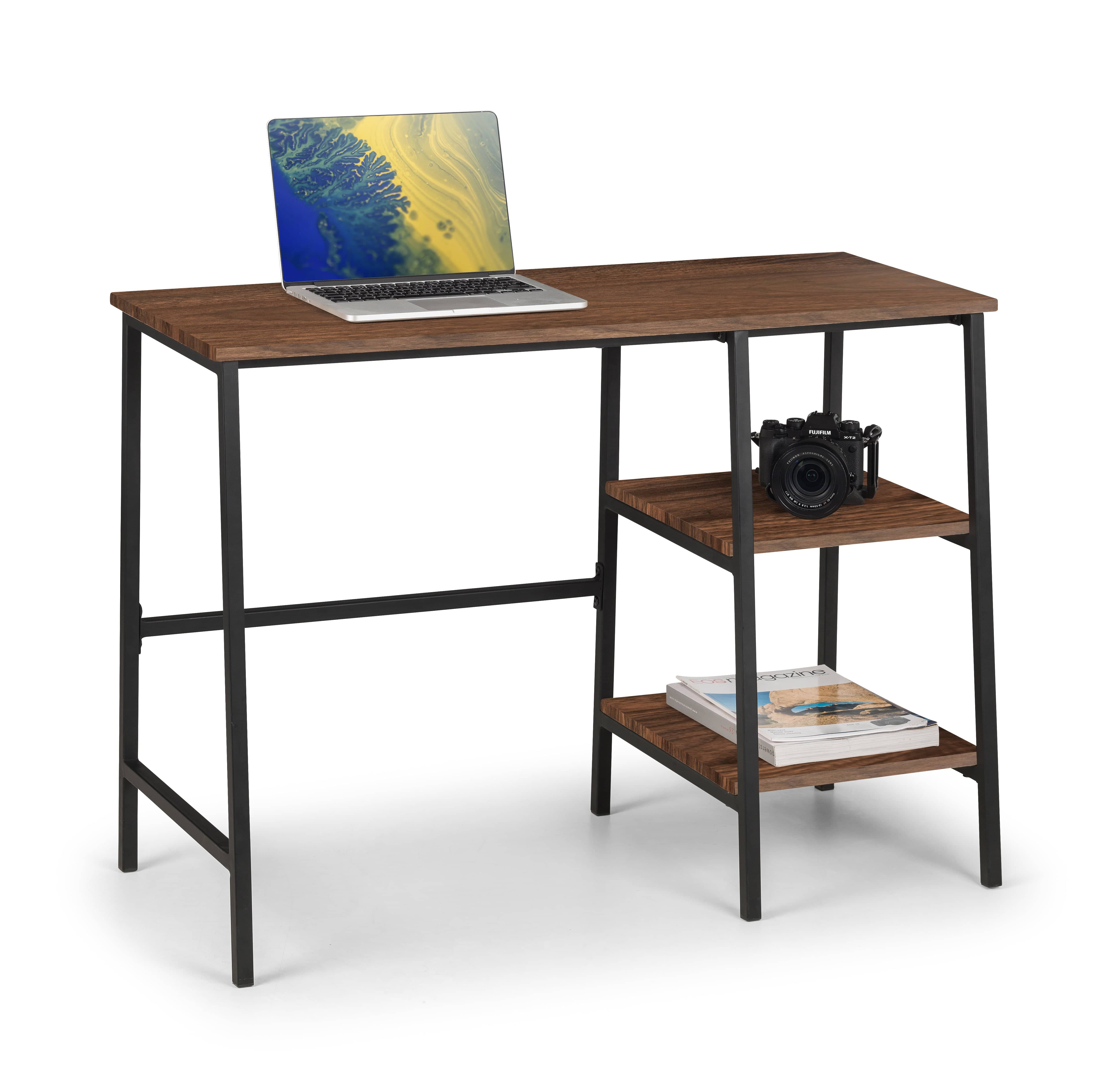Julian Bowen Desk Tribeca Desk - Walnut Bed Kings