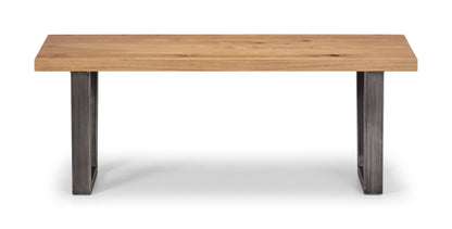 Julian Bowen Dining Bench Brooklyn Bench - Oak Bed Kings