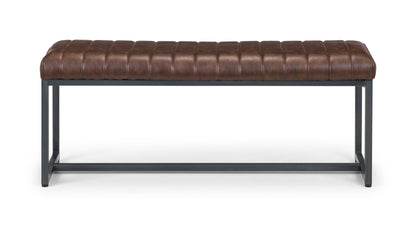 Julian Bowen Dining Bench Brooklyn Upholstered Bench - Brown Bed Kings