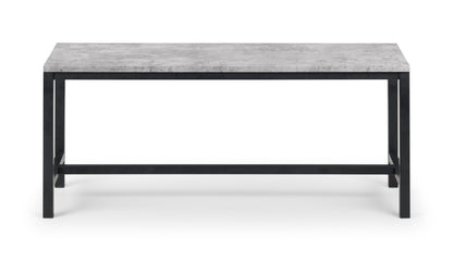 Julian Bowen Dining Bench Staten Concrete Bench Bed Kings