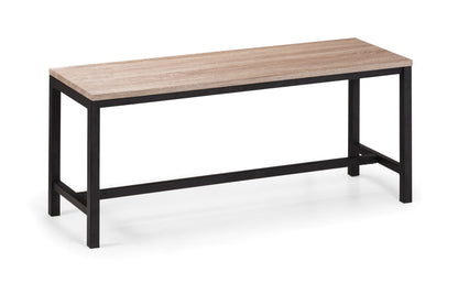 Julian Bowen Dining Bench Tribeca Bench - Sonoma Oak Bed Kings