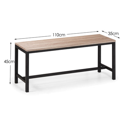 Julian Bowen Dining Bench Tribeca Bench - Sonoma Oak Bed Kings