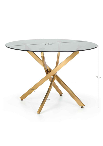 Julian Bowen Dining Table Montero Round Table Bed Kings