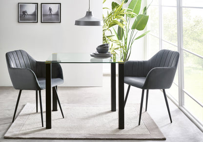 Julian Bowen Dining Table Piero Square Table Bed Kings