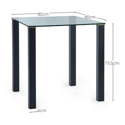 Julian Bowen Dining Table Piero Square Table Bed Kings
