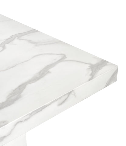 Julian Bowen Dining Table Rome Dining Table - White Bed Kings