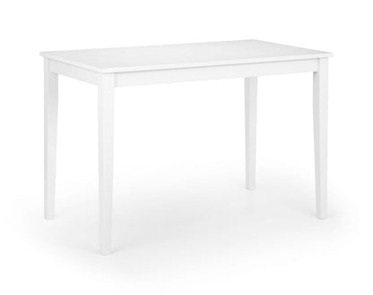 Julian Bowen Dining Table Taku Dining Table - Satin White Bed Kings