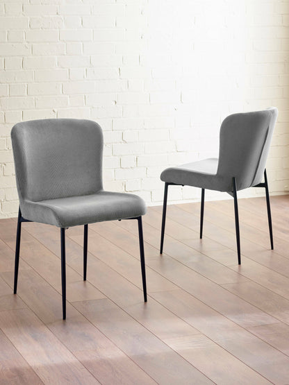Leonie Dining Chairs - Grey (Set of 2)