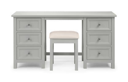 Julian Bowen Dressing Table Maine Dressing Table- Dove Grey Bed Kings