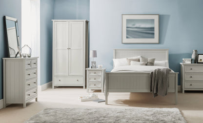 Julian Bowen Dressing Table Maine Dressing Table- Dove Grey Bed Kings