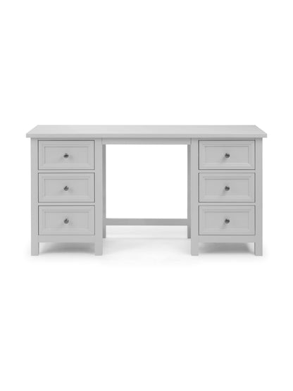 Julian Bowen Dressing Table Maine Dressing Table- Dove Grey Bed Kings