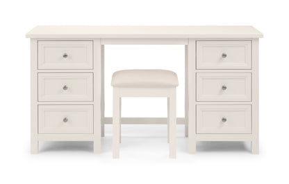 Julian Bowen Dressing Table Maine Dressing Table - Surf White Bed Kings