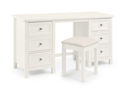 Julian Bowen Dressing Table Maine Dressing Table - Surf White Bed Kings