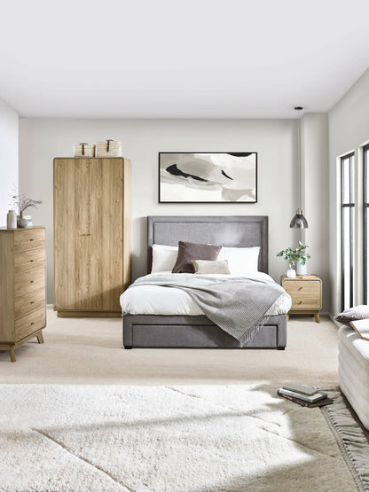 Ingrid 2 Door Wardrobe Oak