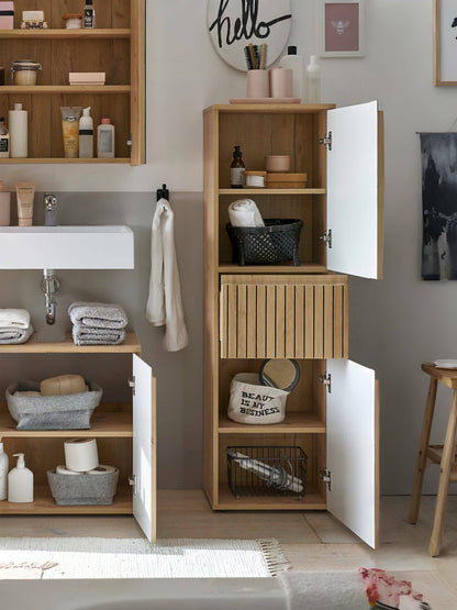 Austin 2 Door & 1 Drawer Narrow Cabinet