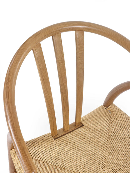 Symi Natural Oak Dining Chairs (Set of 2)