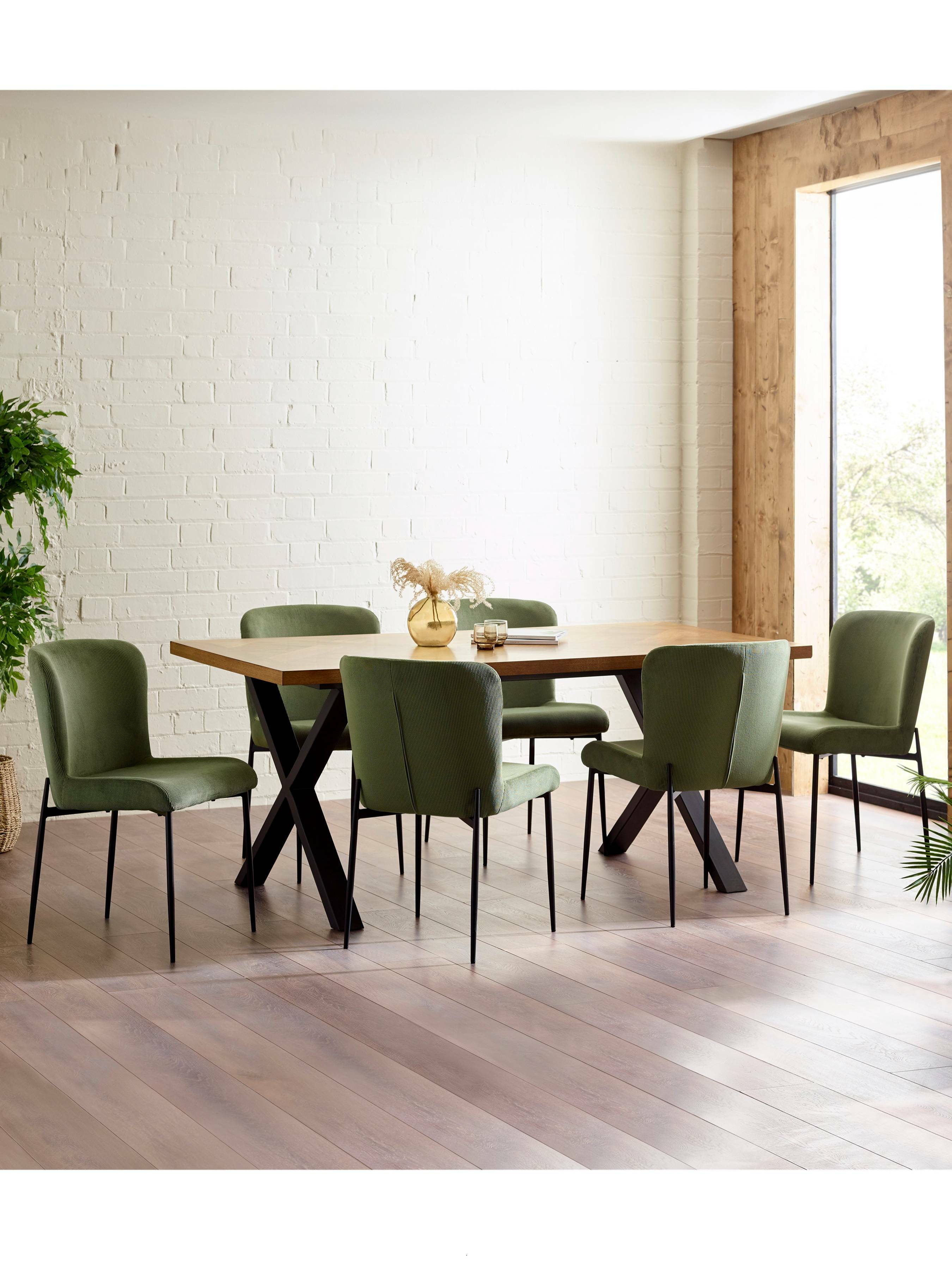 Leonie Dining Chairs - Green (Set of 2)