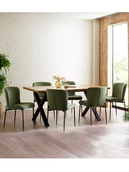 Leonie Dining Chairs - Green (Set of 2)